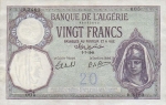 20 Alžyro frankų.