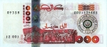 1000 Alžyro dinarų.