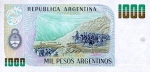 1000 Argentinos pesų. 