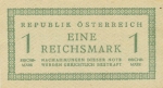 1 Austrijos reichsmarkė.