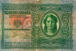 100 Austrijos koronų.
