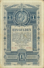 1 Austrijos guldenas.