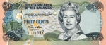 Pusė Bahamų dolerio. 