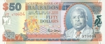 50 Barbadoso dolerių. 