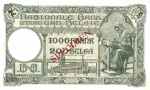 1000 Belgijos frankų.