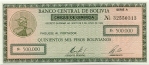 50 Bolivijos sentavų. 