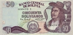 50 Bolivijos bolivianų.