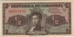 0,5 Kolumbijos peso.
