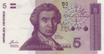 5 Kroatijos dinarai.