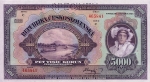 5000 Čekoslovakijos kronų.