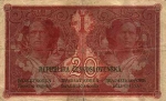 20 Čekoslovakijos kronų.