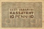 10 Estijos penių.