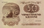 50 Estijos kronų.