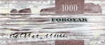 1000 Farerų salų kronų.