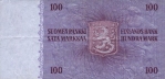 100 Suomijos markių.