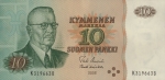 10 Suomijos markių.