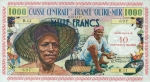 1000 Prancūzijos Gvianos frankų.