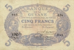 5 Prancūzijos Gvianos frankai.