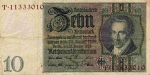 10 Vokietijos reichsmarkių.