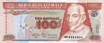 100 Gvatemalos kvedzalų.