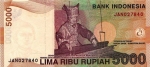 5000 Indonezijos rupijų. 
