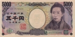 5000 Japonijos jenų. 