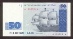 50 Latvijos latų.