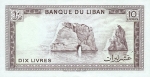 10 Libano svarų.