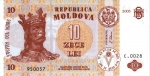 10 Moldovos lėjų.