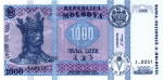 1000 Moldovos lėjų.