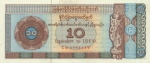 10 Mianmaro dolerių.