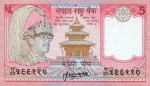 5 Nepalo rupijos.