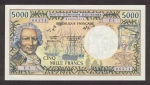 5000 Naujosios Kaledonijos frankų.