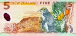 5 Naujosios Zelandijos doleriai.