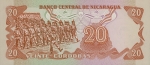 20 Nikaragvos kordobų.