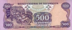 500  Nikaragvos kordobų.
