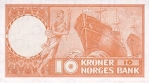 10 Norvegijos kronų.