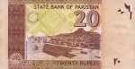 20 Pakistano rupijų.