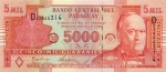5000 Paragvajaus gvaranių.