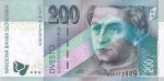 200 Slovakijos kronų.