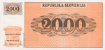 2000 Slovėnijos tolarų.