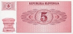 5 Slovėnijos tolarai.