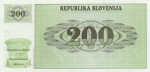 200 Slovėnijos tolarų.