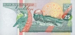 25 Surinamo guldenai.