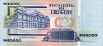10000 Urugvajaus naujųjų pesų.