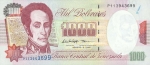 1000 Venesuelos bolivarų.