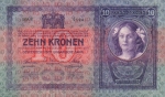 10 Austrijos kronų.