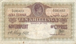 10 Kipro šilingų.