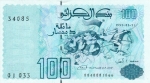 100 Alžyro dinarų.