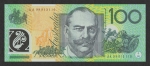 100 Australijos dolerių.
